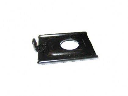 Pliešok k ALU tyči BöHM na uchytenie pätky