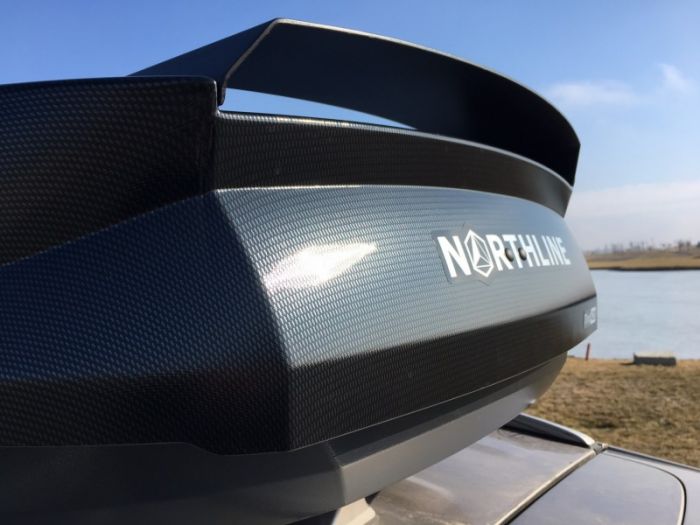 Náhľad produktu - Strešný box NORTHLINE Tirol 420 Wing carbon