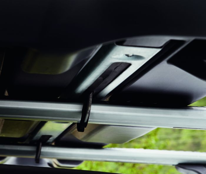 Náhľad produktu - Strešný box Hapro Trivor 640 Supermatt Anthracite