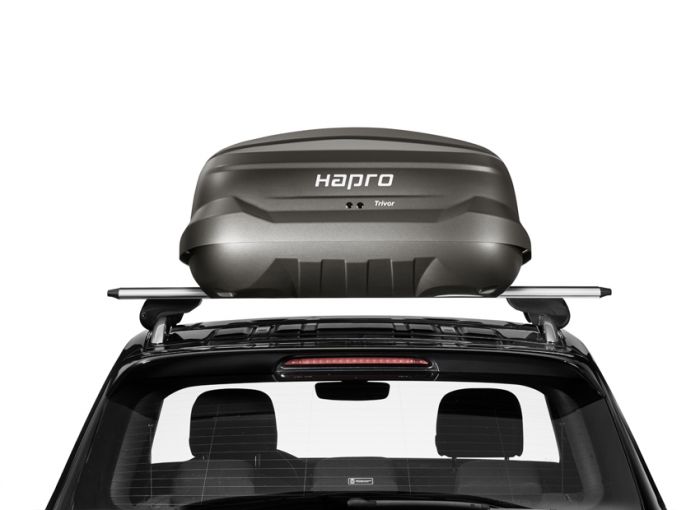 Náhľad produktu - Strešný box Hapro Trivor 640 Supermatt Anthracite