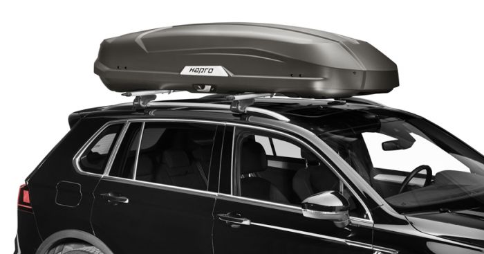 Náhľad produktu - Strešný box Hapro Trivor 640 Supermatt Anthracite