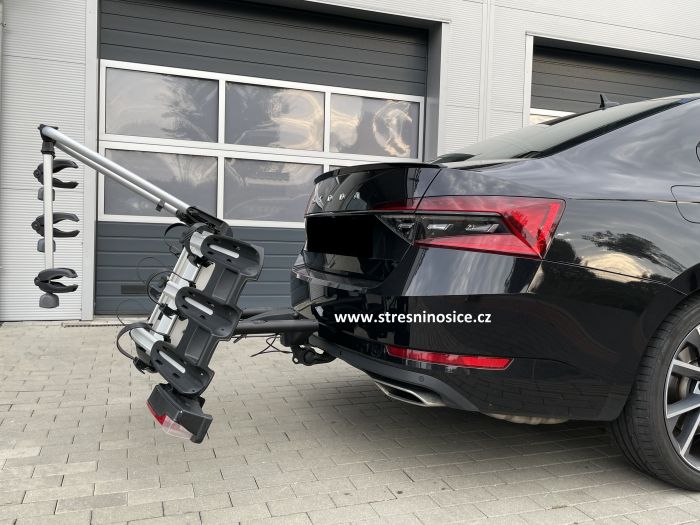 Náhľad produktu - Škoda nosič bicyklov na ťažné zariadenie pre 3 bicykle (originál)