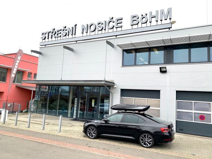 Náhľad produktu - Škoda originál strešný box - Čierny