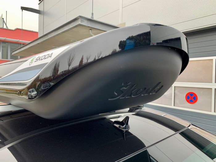 Náhľad produktu - Škoda originál strešný box - Čierny