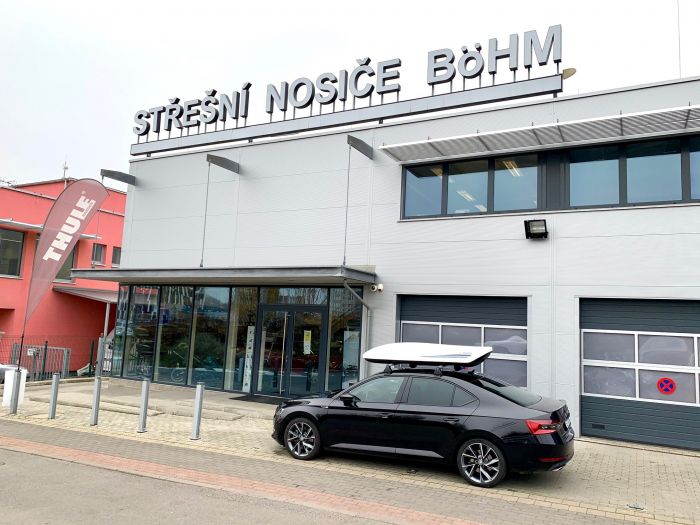 Náhľad produktu - Škoda originál strešný box - Biely