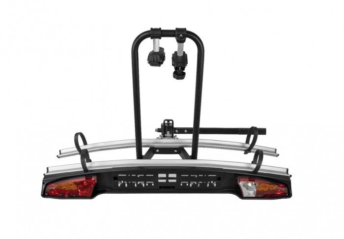 Náhľad produktu - Nosič 2 bicyklov Menabo Merak Rapid (typ Q) sklopný + adaptér na 3. kolo