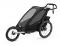 Thule Chariot Sport 1 Midnight Black 2022 + bike set + kočíkový set + bežecký set