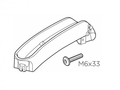 Thule 50819 plastový žliabok kolesa