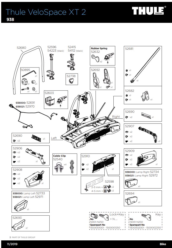 Náhľad produktu - Thule MtgBag cable connector 917 52691
