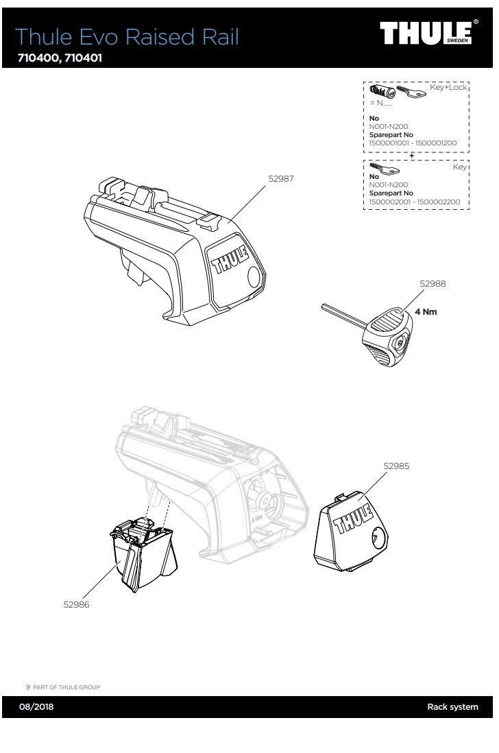 Náhľad produktu - Thule Torque Key 4Nm 52988