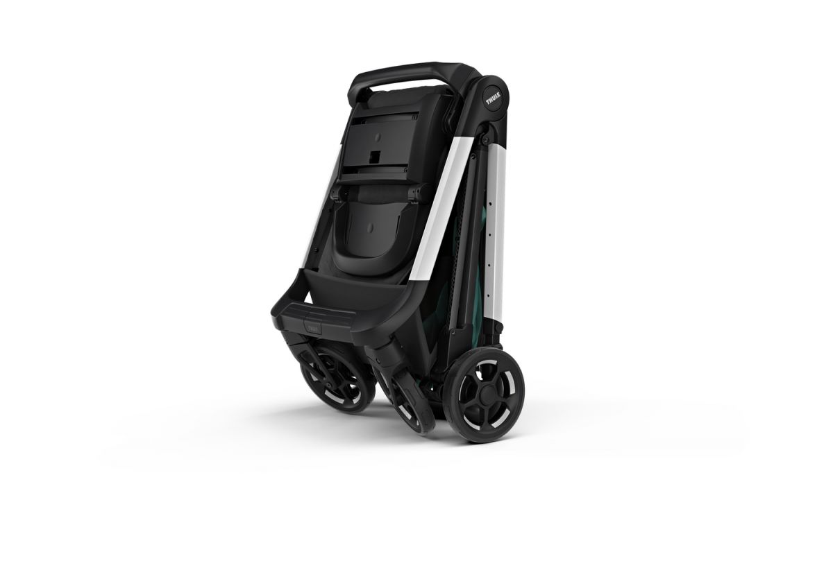 Náhľad produktu - Kočík Thule Shine Mallard Green on Aluminum 2022 + vanička