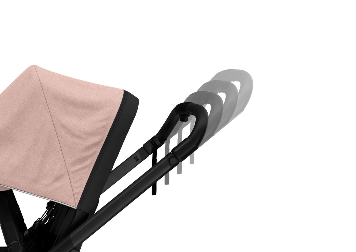 Náhľad produktu - Kočík Thule Shine Misty Rose on Black 2022 + vanička