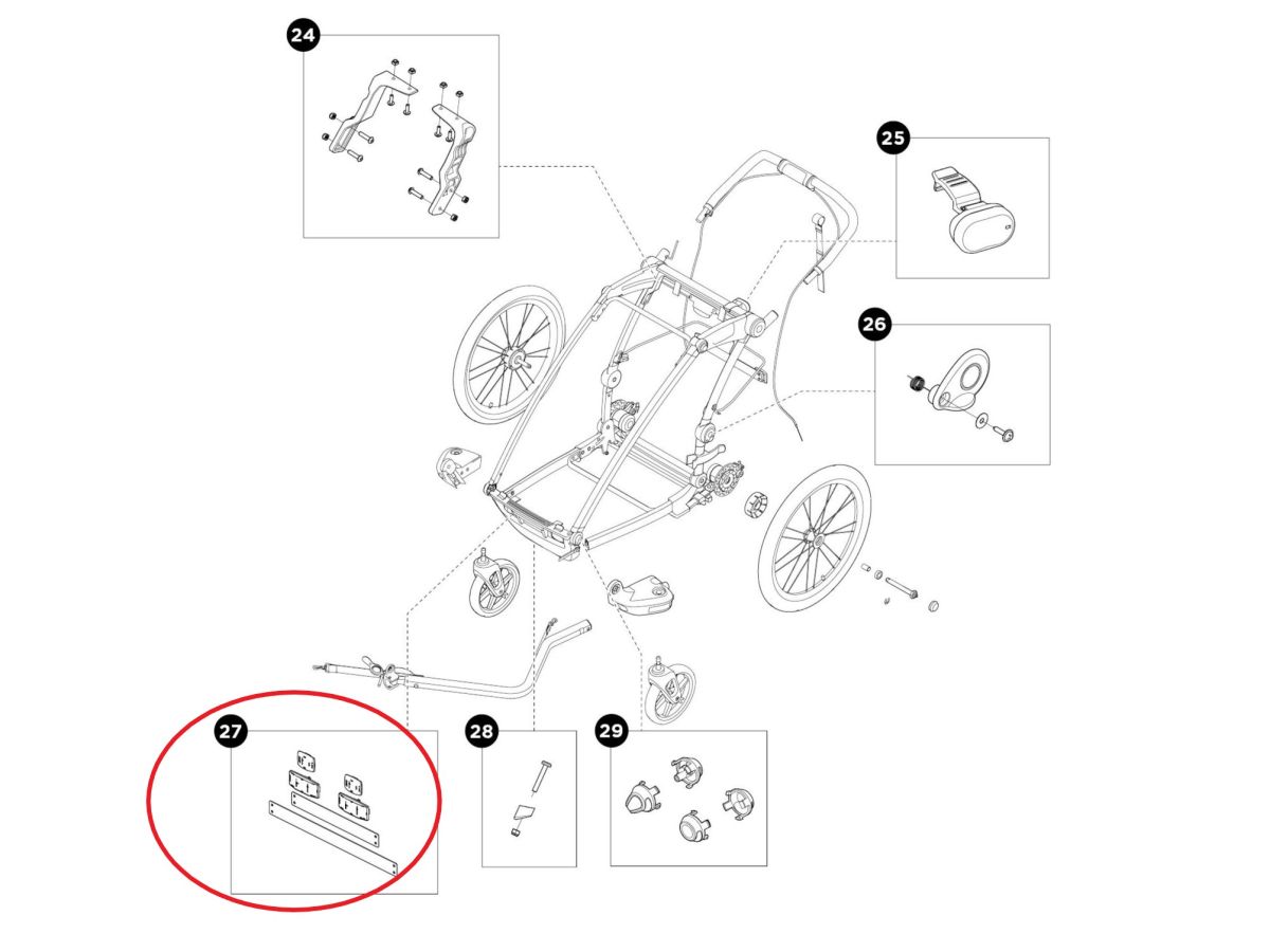 Náhľad produktu - Thule Reflector Set 19-X 40105397