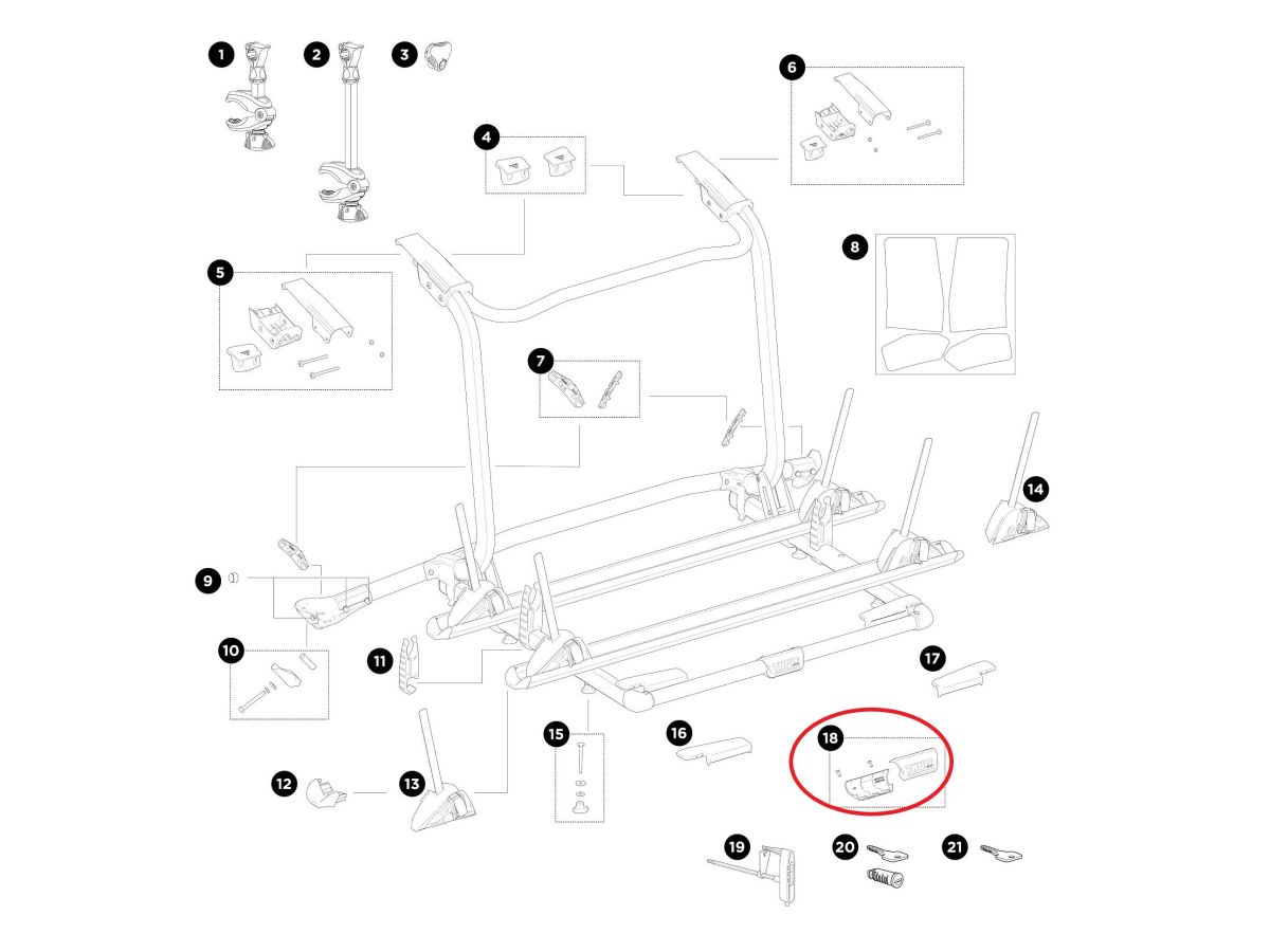 Náhľad produktu - Thule Logotype 54304