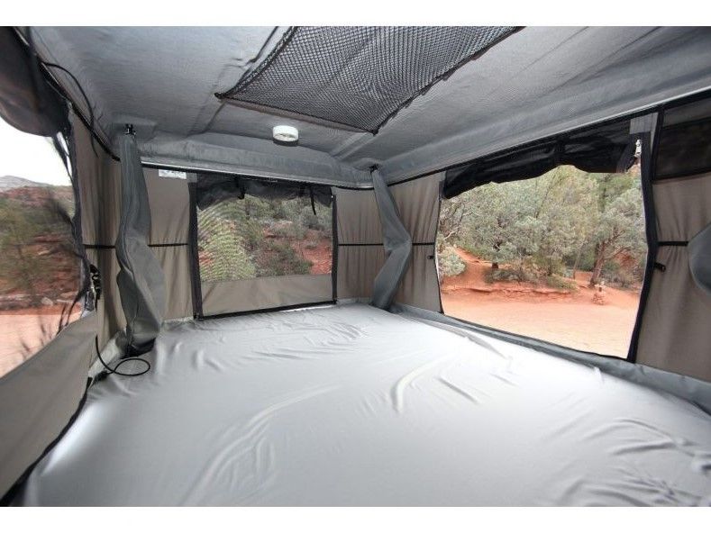 Náhľad produktu - Strešný autostan Aroso Eifel pre 2 osoby - s ABS škrupinou / čierny