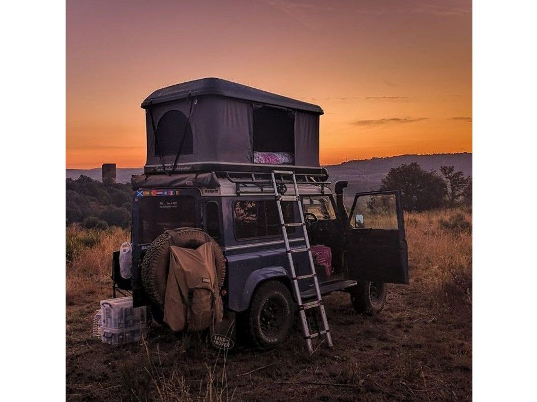 Náhľad produktu - Strešný autostan Aroso Eifel pre 2 osoby - s ABS škrupinou / čierny