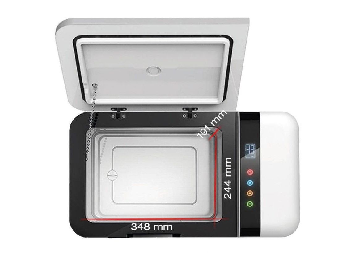 Náhľad produktu - Autochladnička / mraznička / chladnička kompresorová / chladiaci box do auta Aroso 12V/24V/230V 15l 