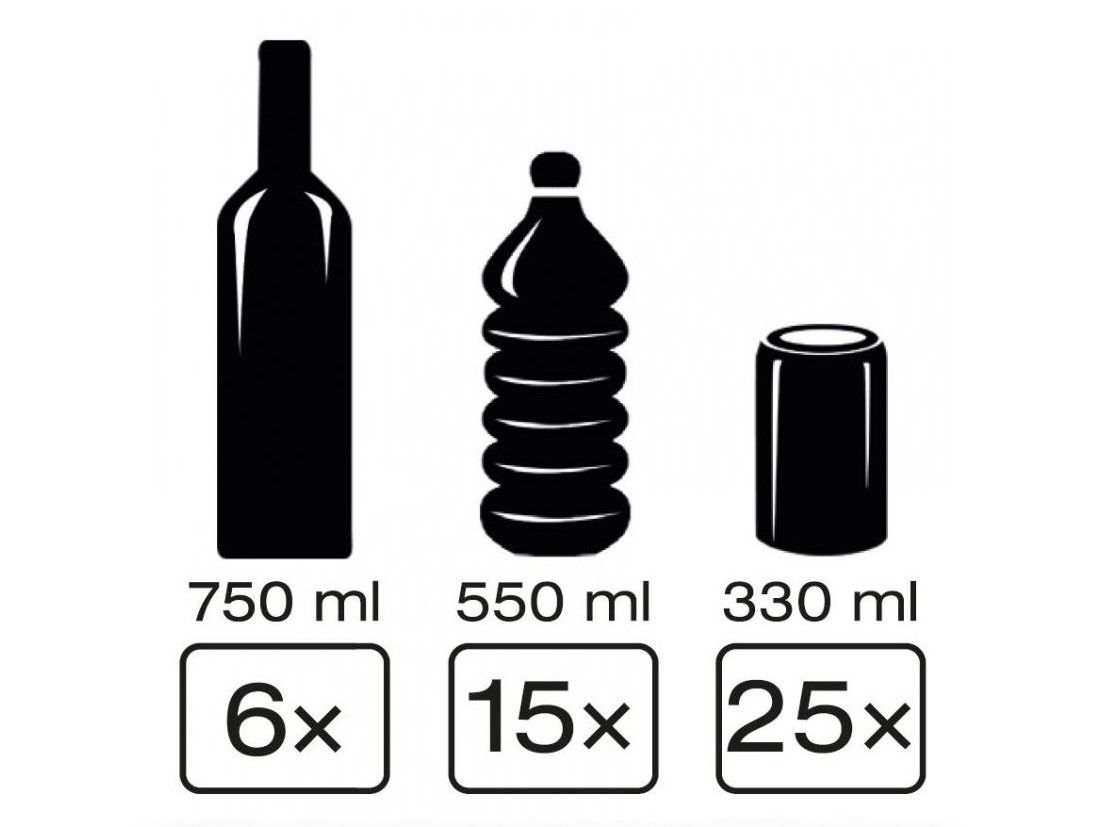 Náhľad produktu - Autochladnička / mraznička / chladnička kompresorová / chladiaci box do auta Aroso 12V/24V/230V 15l 