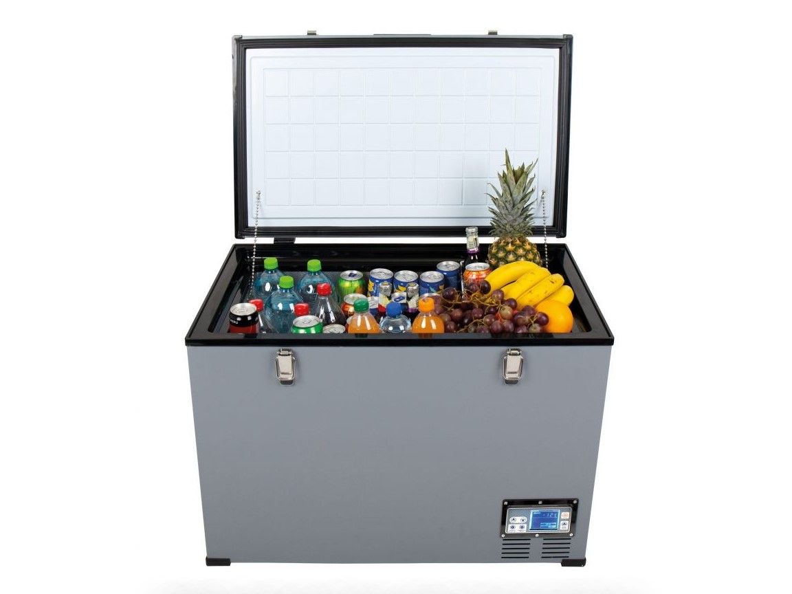 Náhľad produktu - Autochladnička / mraznička / chladnička kompresorová / chladiaci box do auta Aroso 12V/24V/230V 95l 