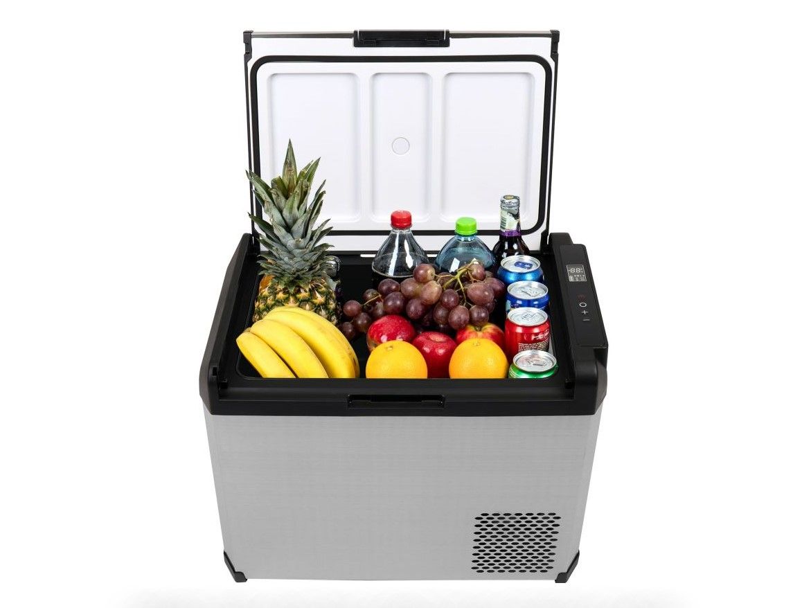 Náhľad produktu - Autochladnička / mraznička / chladnička kompresorová / chladiaci box do auta Aroso 12V/24V/230V 50l 