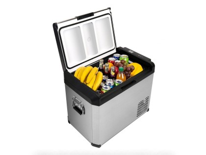 Autochladnička / mraznička / chladnička kompresorová / chladiaci box do auta Aroso 12V/24V/230V 50l 