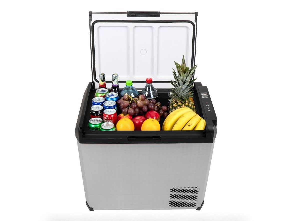 Náhľad produktu - Autochladnička / mraznička / chladnička kompresorová / chladiaci box do auta Aroso 12V/24V/230V 60l 