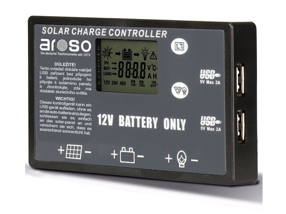 Náhľad produktu - Solárny panel rozkladací prenosný s PWM regulátorom 220W 12V/24V 212x73cm - do auta / na kempovanie