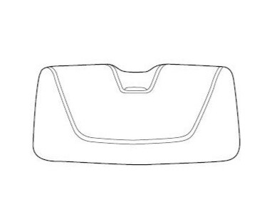 Seatpad - Single - Black - Cross