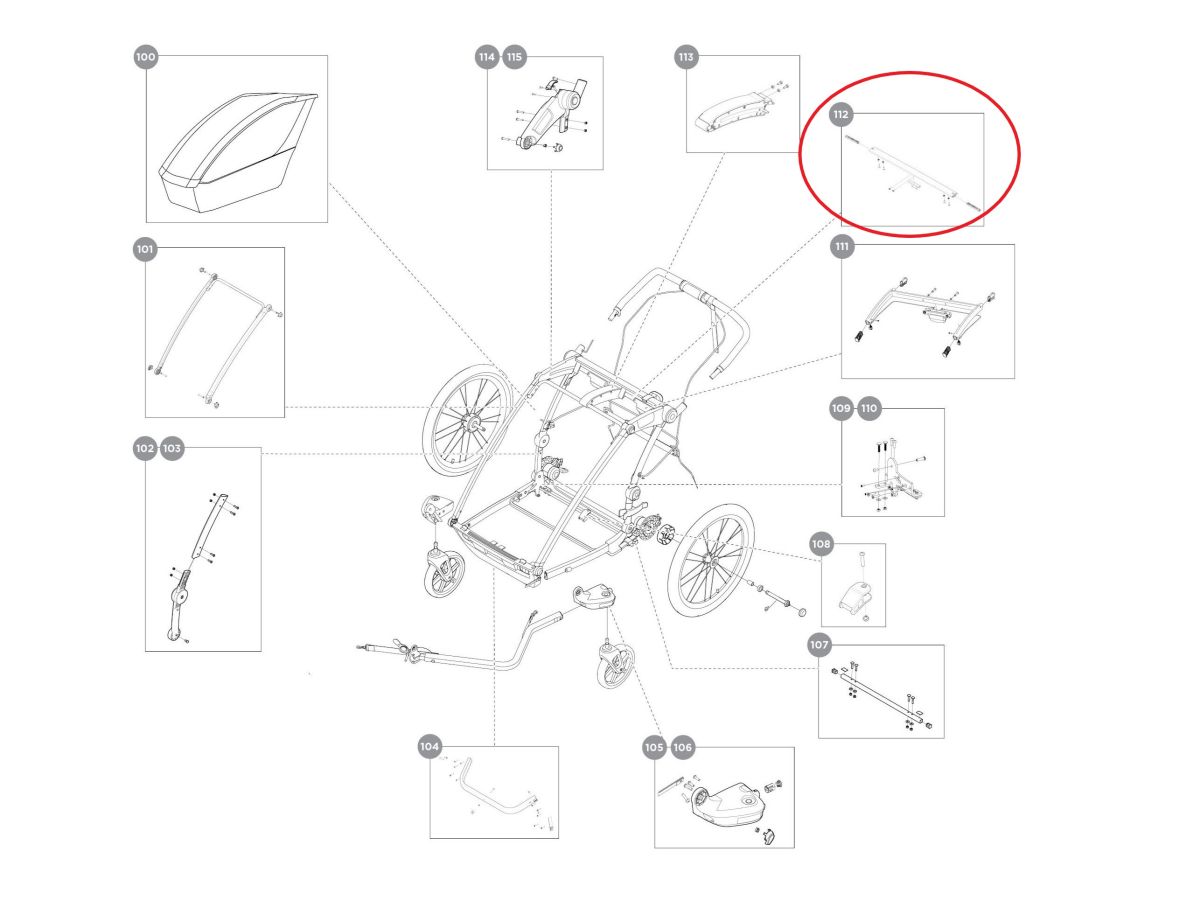 Náhľad produktu - Thule Accessory Crossbar - Double 54703