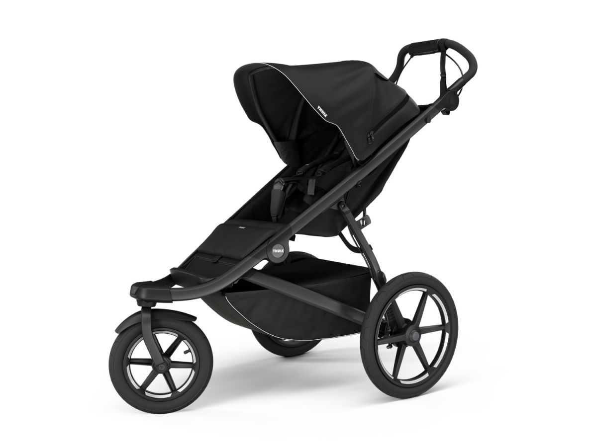 Náhľad produktu - Thule Urban Glide 3 Black + korba + pláštenka + moskytiéra + madlo + pláštenka korba + moskyt. korba