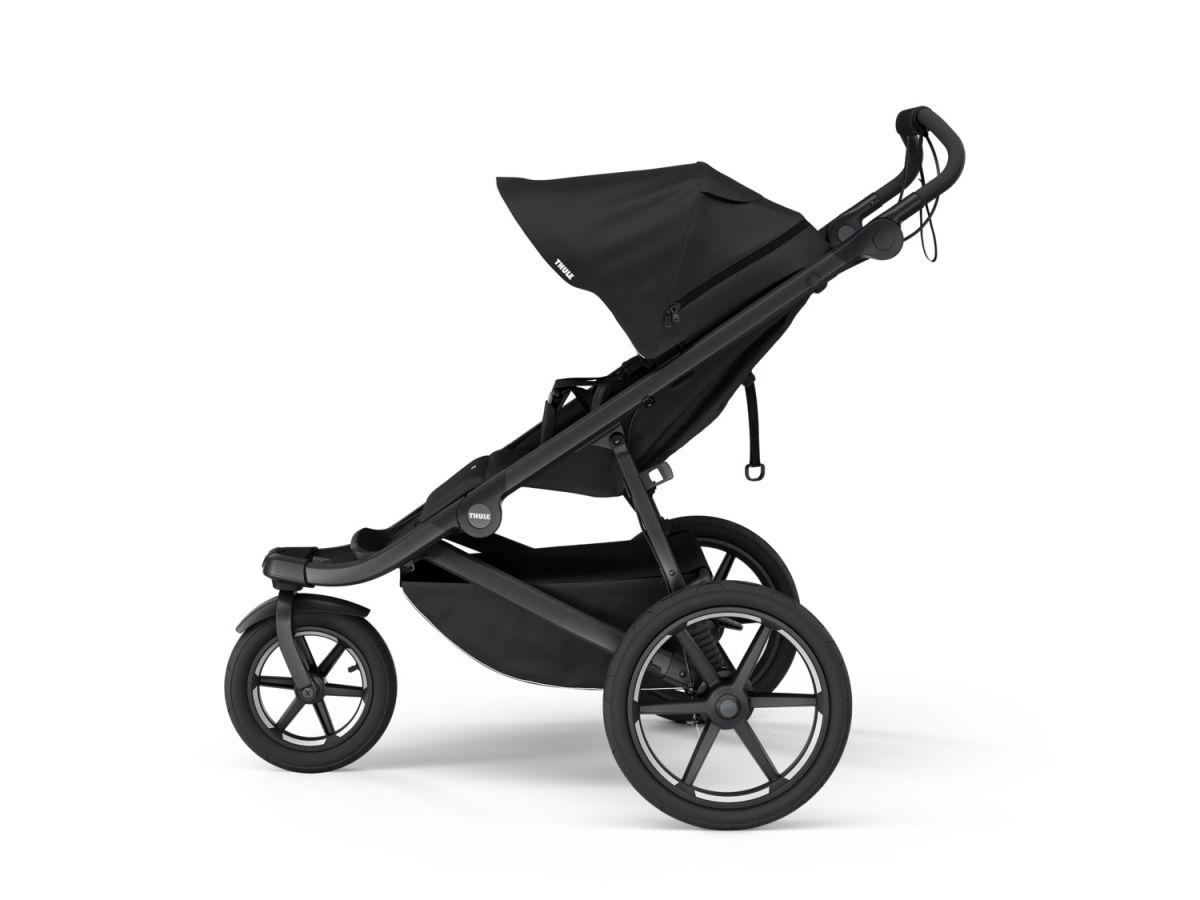 Náhľad produktu - Thule Urban Glide 3 Black + korba + pláštenka + moskytiéra + madlo + pláštenka korba + moskyt. korba