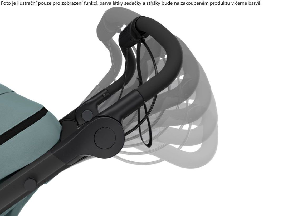 Náhľad produktu - Thule Urban Glide 3 Black + korba + pláštenka + moskytiéra + madlo + pláštenka korba + moskyt. korba