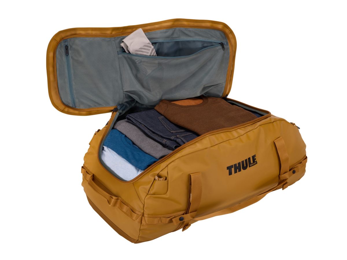 Náhľad produktu - Thule Chasm športová taška 90 l TDSD304 - Golden Brown