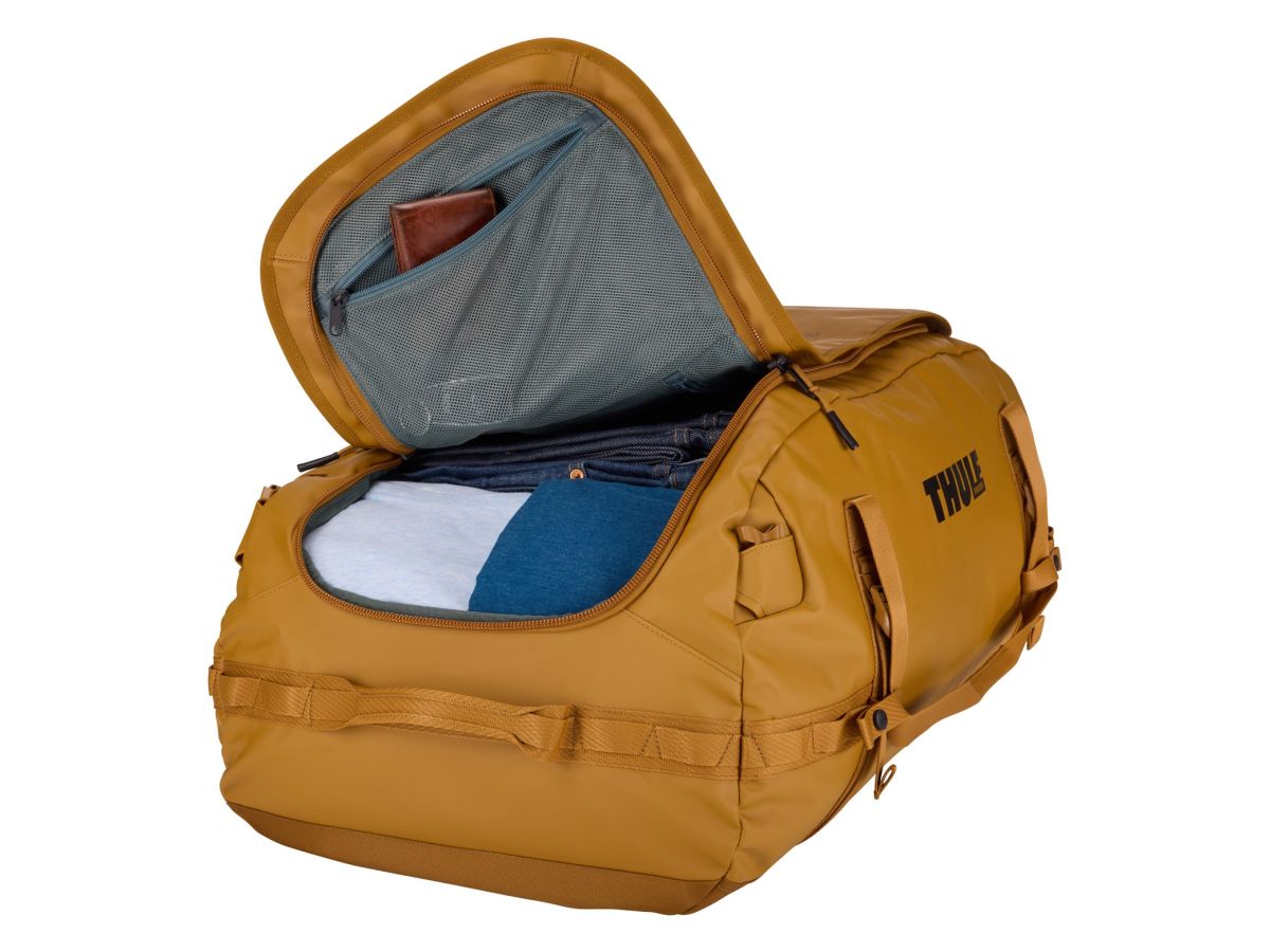 Náhľad produktu - Thule Chasm športová taška 90 l TDSD304 - Golden Brown