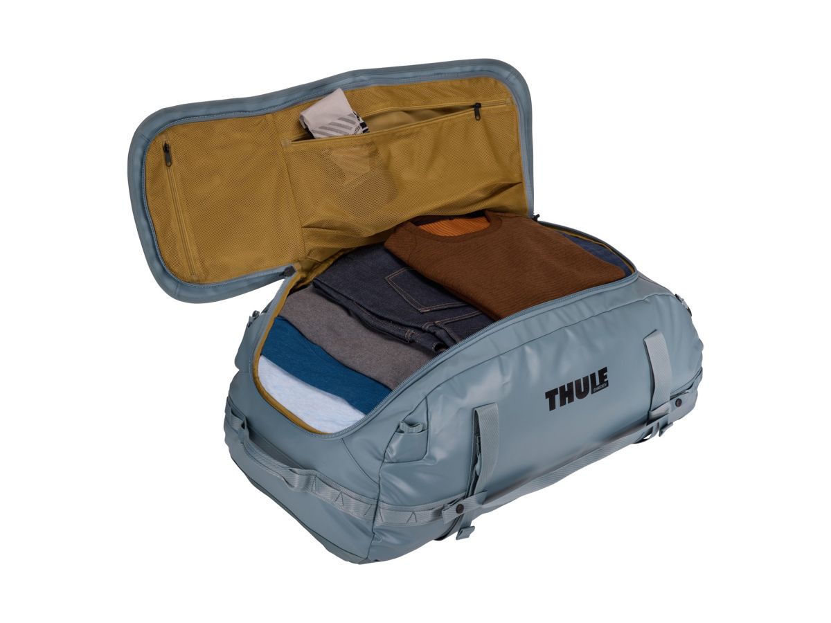 Náhľad produktu - Thule Chasm športová taška 90 l TDSD304 - Pond Gray