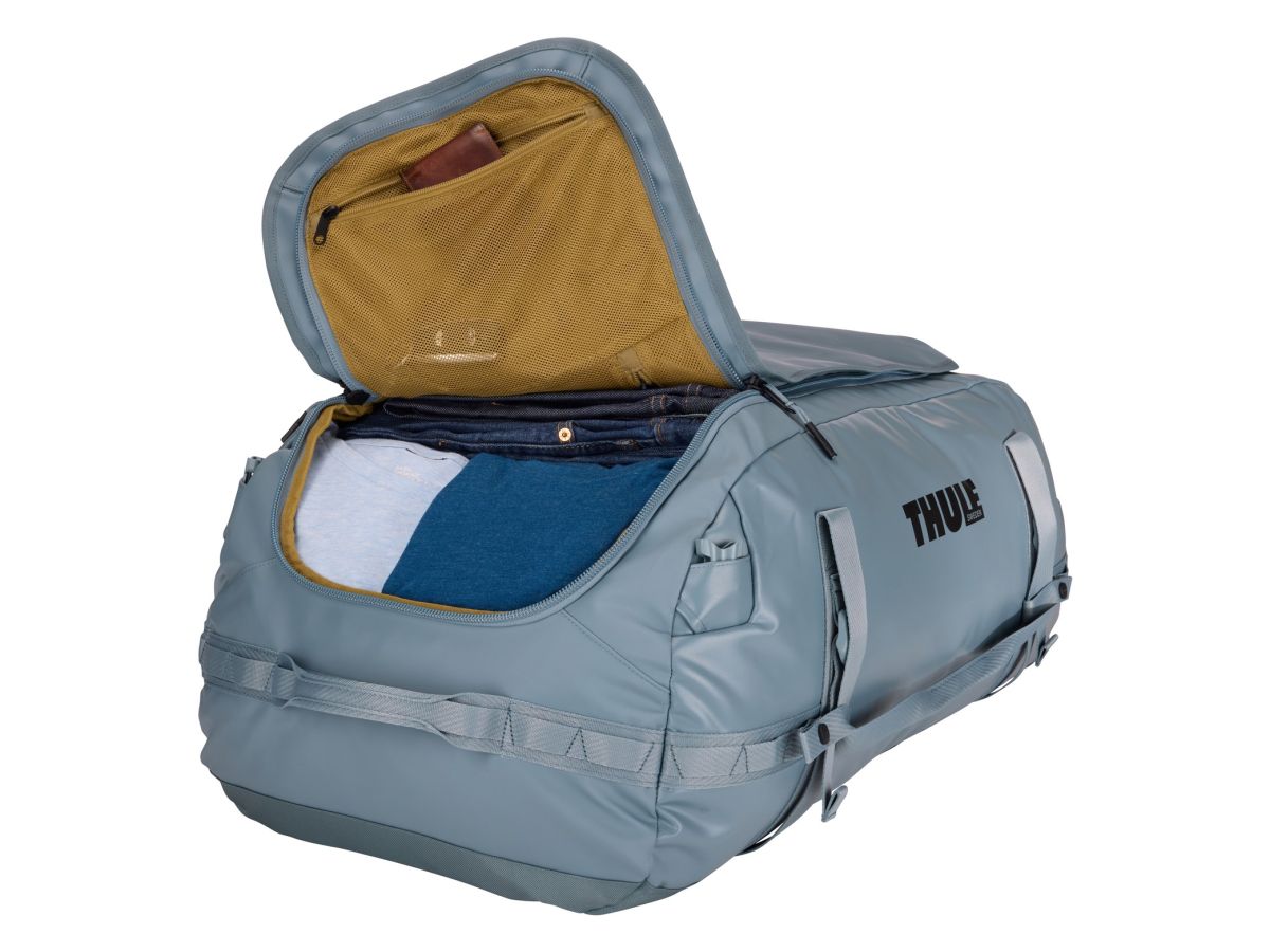 Náhľad produktu - Thule Chasm športová taška 90 l TDSD304 - Pond Gray