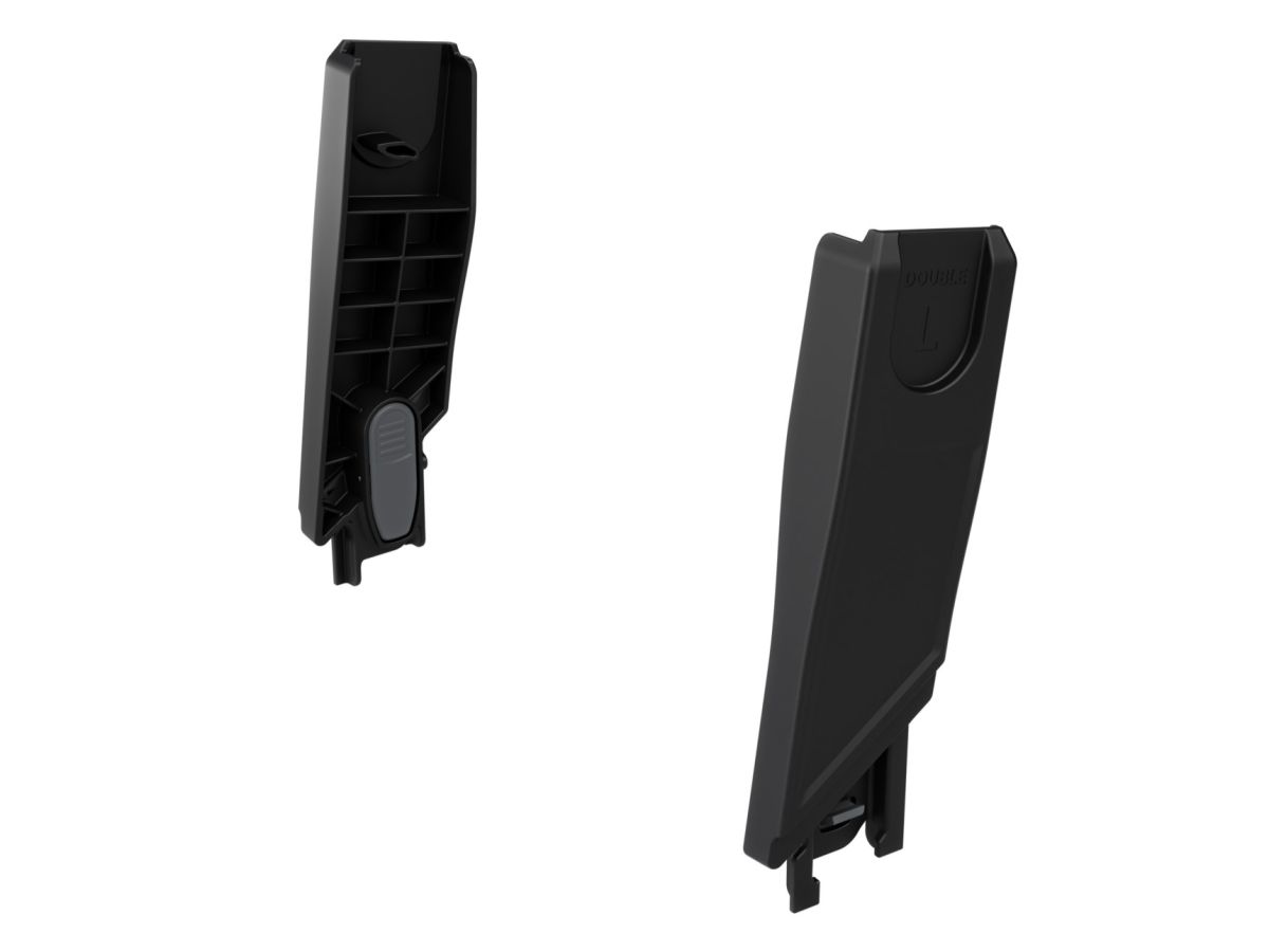 Náhľad produktu - Thule Urban Glide 3 Double Black + hlboká korba + adaptéry na autosedačku