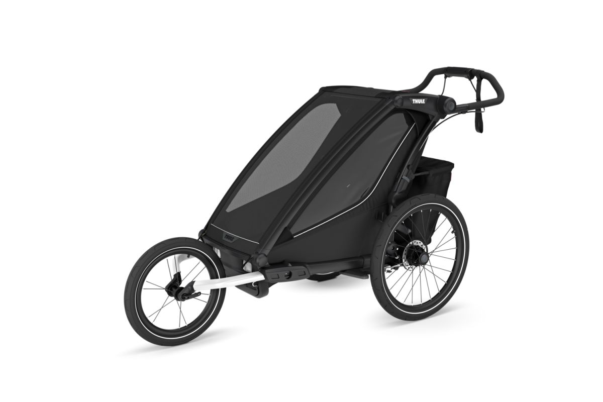Náhľad produktu - Thule Chariot Sport 2 G3 SINGLE Black + bike set + kočíkový set + bežecký set
