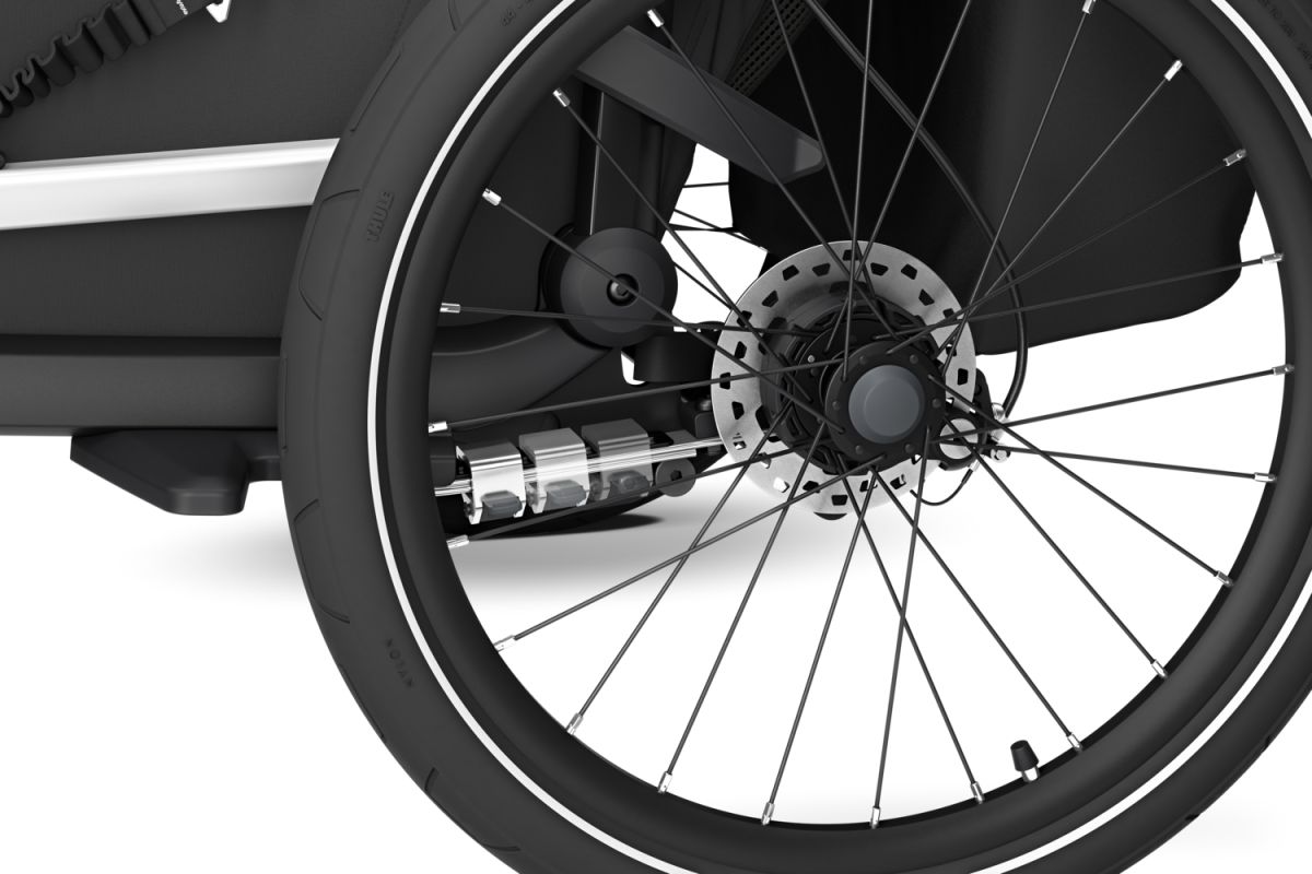 Náhľad produktu - Thule Chariot Sport 2 G3 SINGLE Black + bike set + kočíkový set + bežecký set