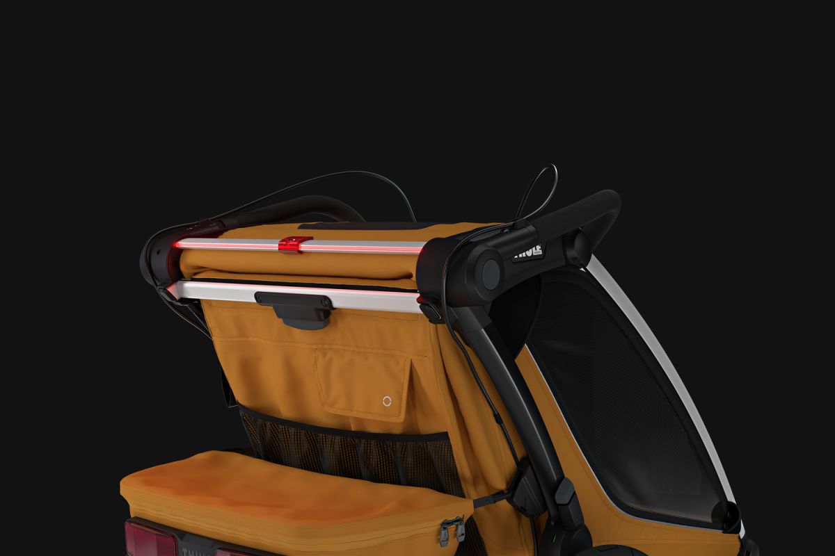 Náhľad produktu - Thule Chariot Sport 2 G3 SINGLE Natural Gold + bike set + kočíkový set + bežecký set