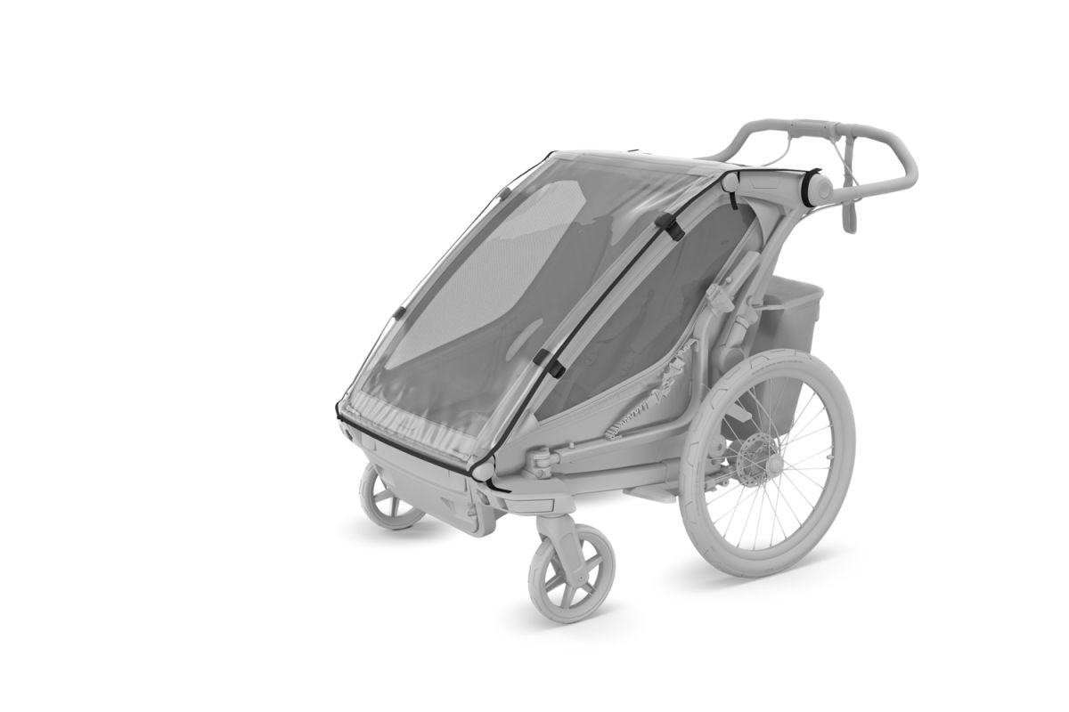 Náhľad produktu - Thule Chariot Sport 2 G3 SINGLE Natural Gold + bike set + kočíkový set + bežecký set