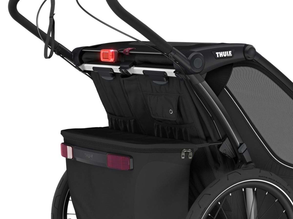 Náhľad produktu - Thule Chariot Sport 2 G3 DOUBLE Black + bike set + kočíkový set + bežecký set