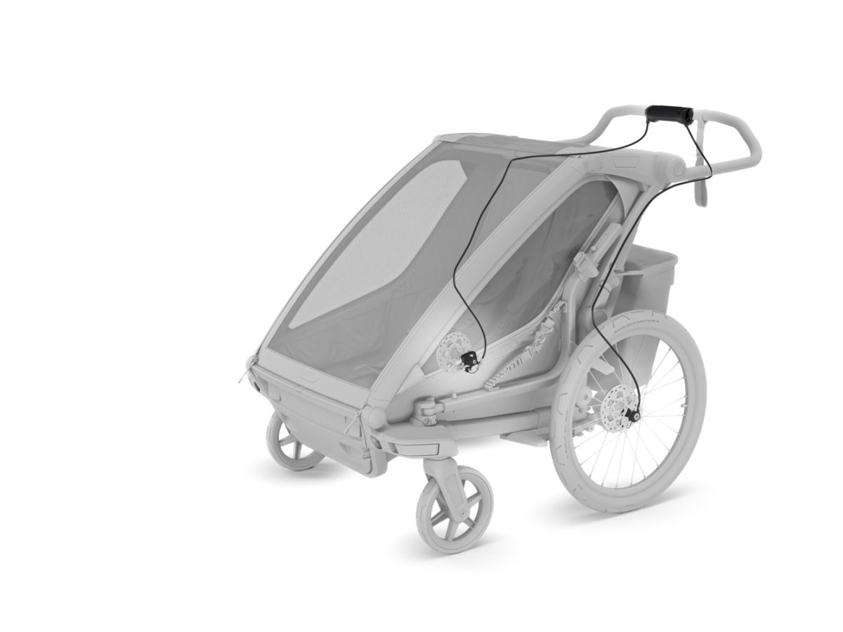 Náhľad produktu - Thule Chariot Sport 2 G3 DOUBLE Natural Gold + bike set + kočíkový set + bežecký set