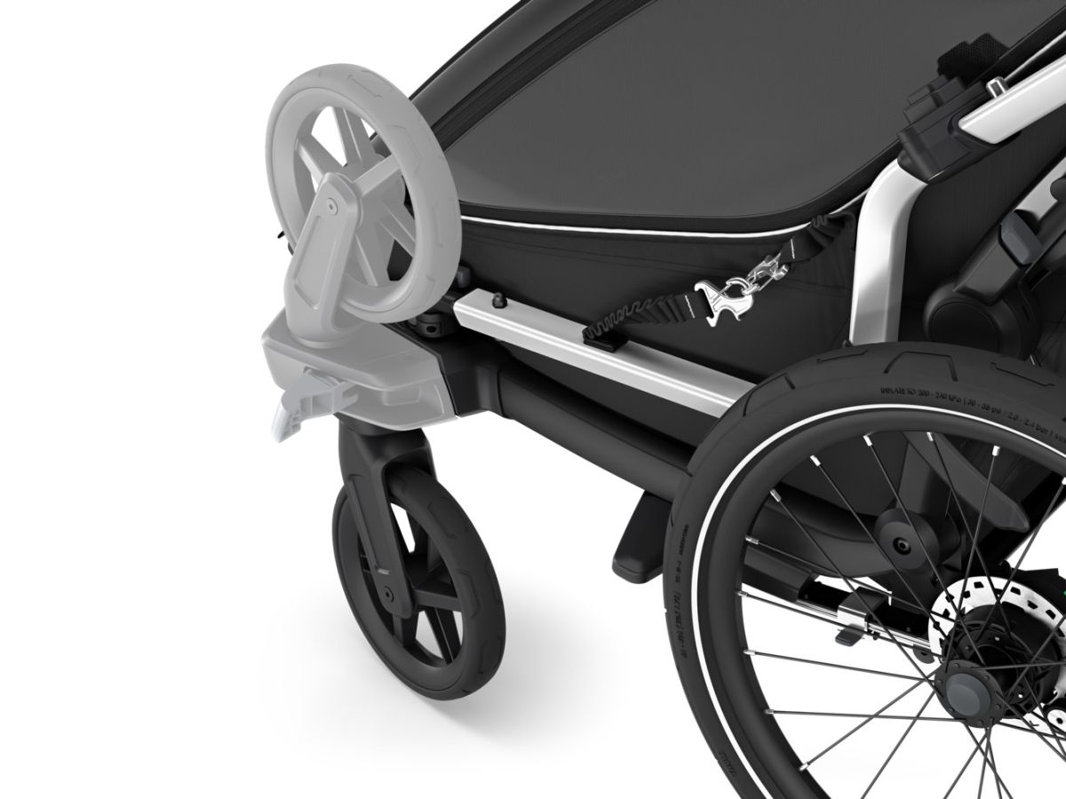 Náhľad produktu - Thule Chariot Sport 2 G3 DOUBLE Natural Gold + bike set + kočíkový set + bežecký set