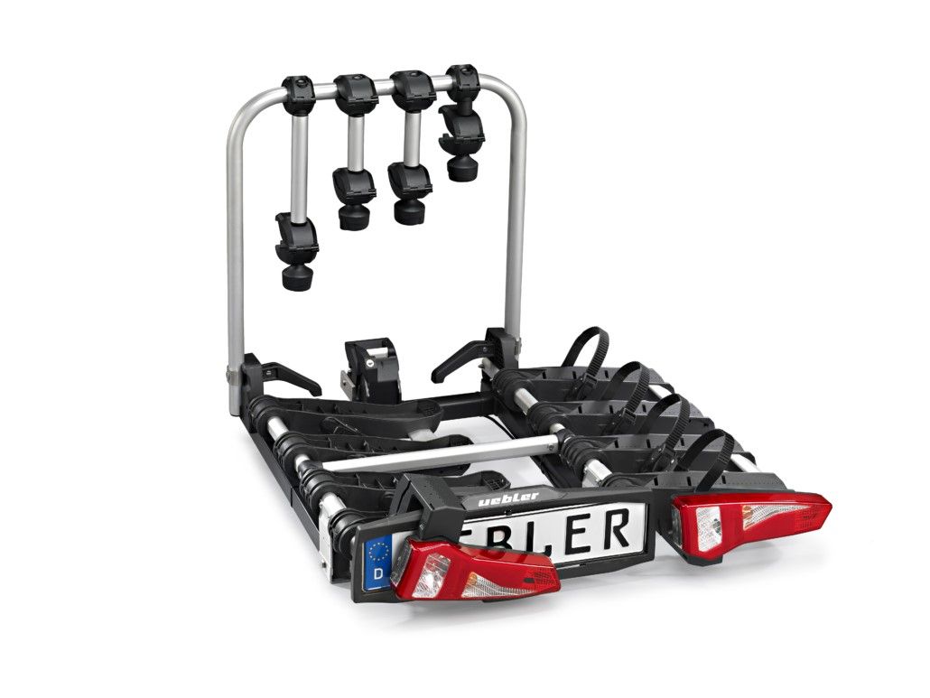 Náhľad produktu - UEBLER i41 S nosič bicyklov pre 4 bicykle - skladací, 90° výklop + transportná taška