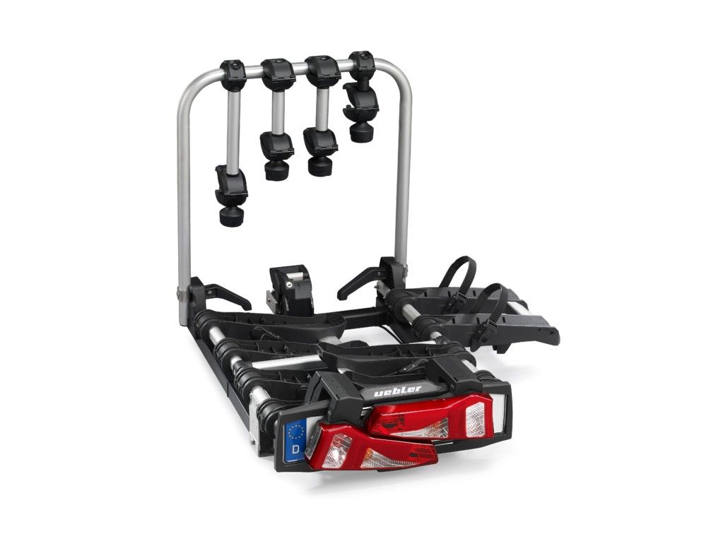 Náhľad produktu - UEBLER i41 S nosič bicyklov pre 4 bicykle - skladací, 90° výklop + transportná taška