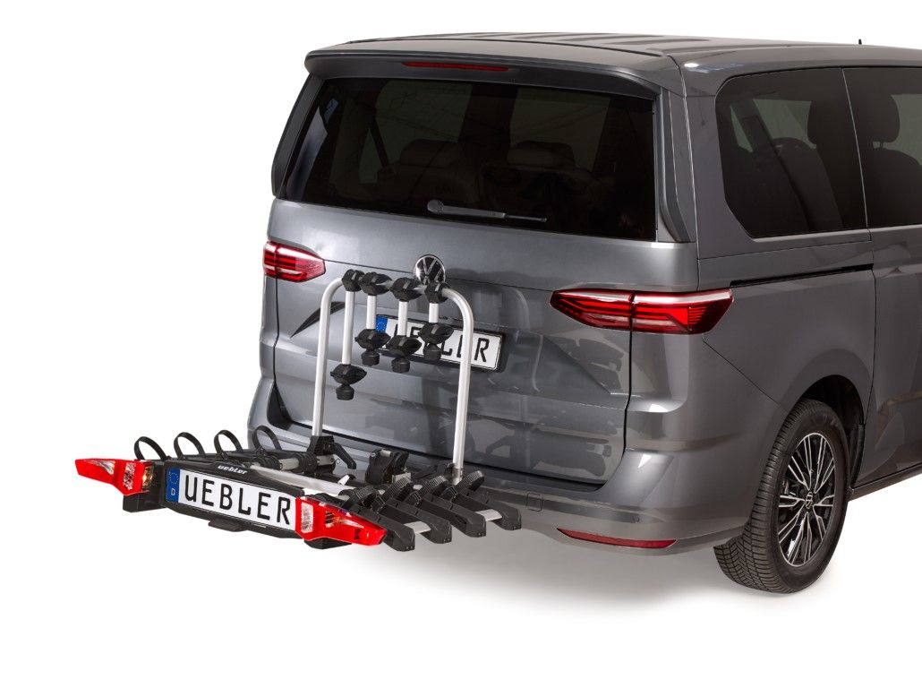 Náhľad produktu - UEBLER i41 S nosič bicyklov pre 4 bicykle - skladací, 90° výklop + transportná taška