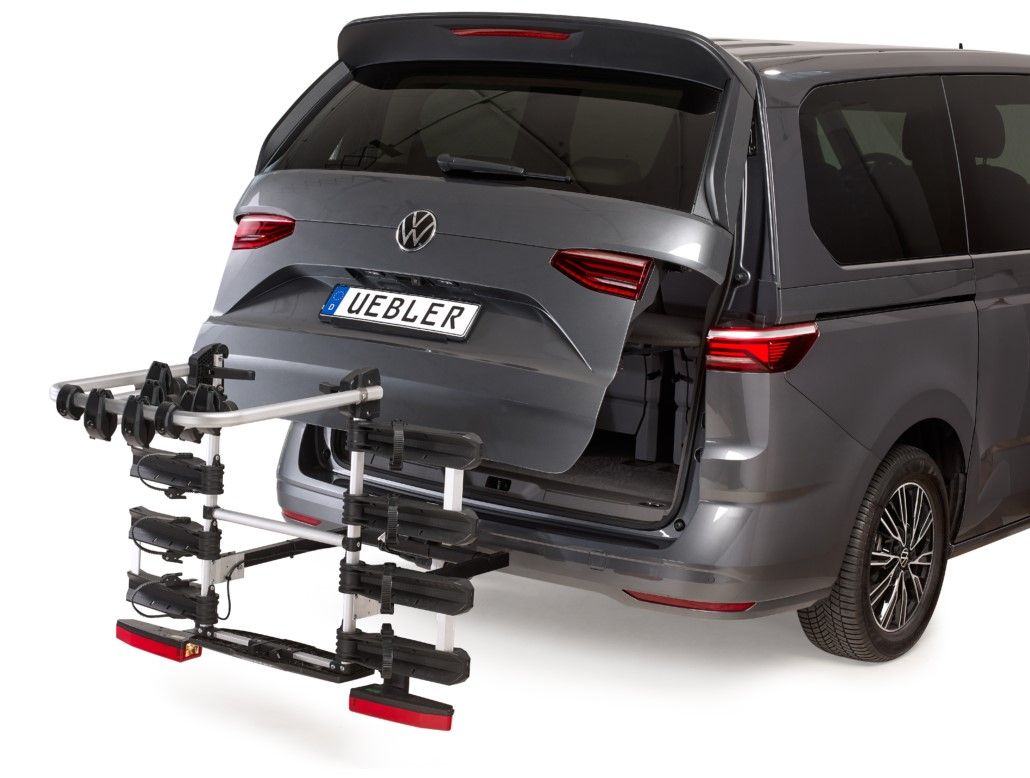 Náhľad produktu - UEBLER i41 S nosič bicyklov pre 4 bicykle - skladací, 90° výklop + transportná taška