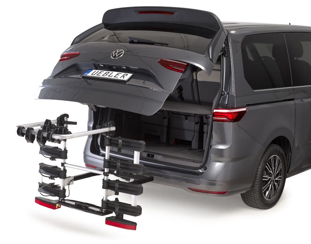 Náhľad produktu - UEBLER i41 S nosič bicyklov pre 4 bicykle - skladací, 90° výklop + transportná taška