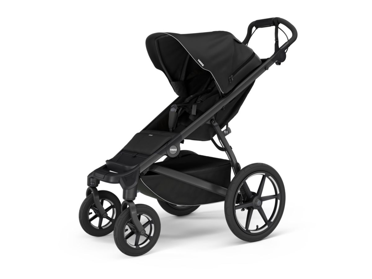Náhľad produktu - Thule Urban Glide 4 Black + korba + pláštenka + moskytiéra + madlo + pláštenka korba + moskyt. korba